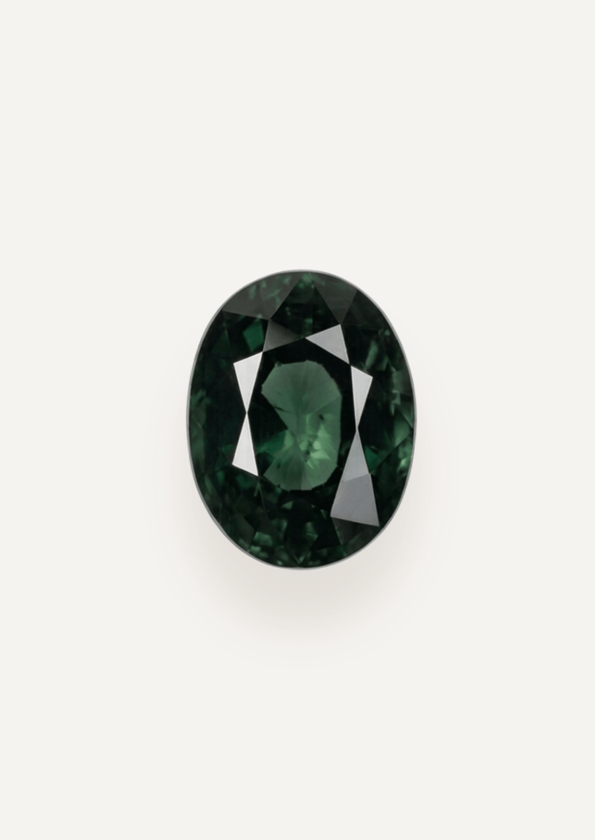 1.13ct Queensland Green Parti Oval Cut Sapphire - Molten Store