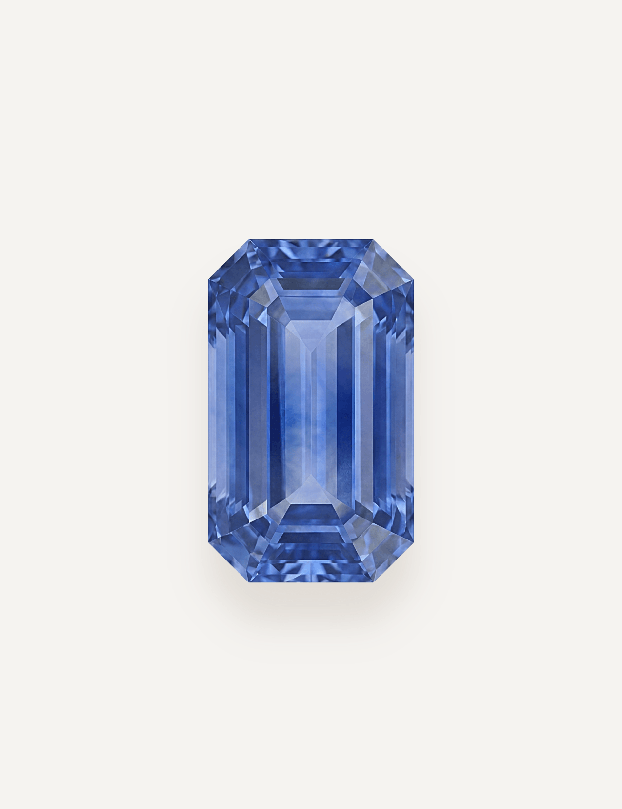 1.14ct Ceylon Blue Emerald Cut Sapphire - Molten Store