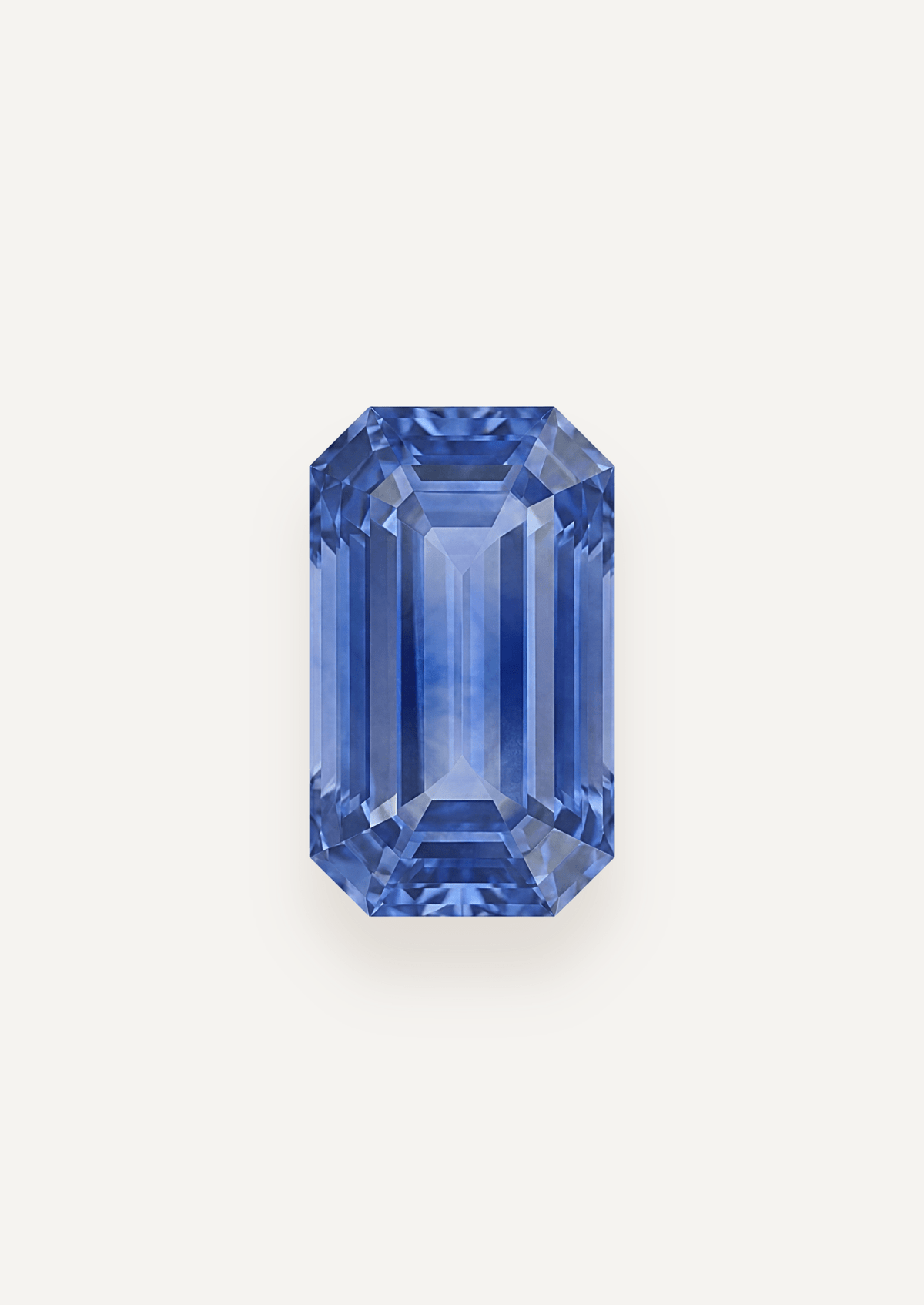 1.14ct Ceylon Blue Emerald Cut Sapphire - Molten Store