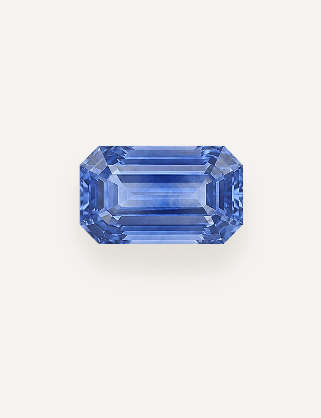 1.14ct Ceylon Blue Emerald Cut Sapphire - Molten Store