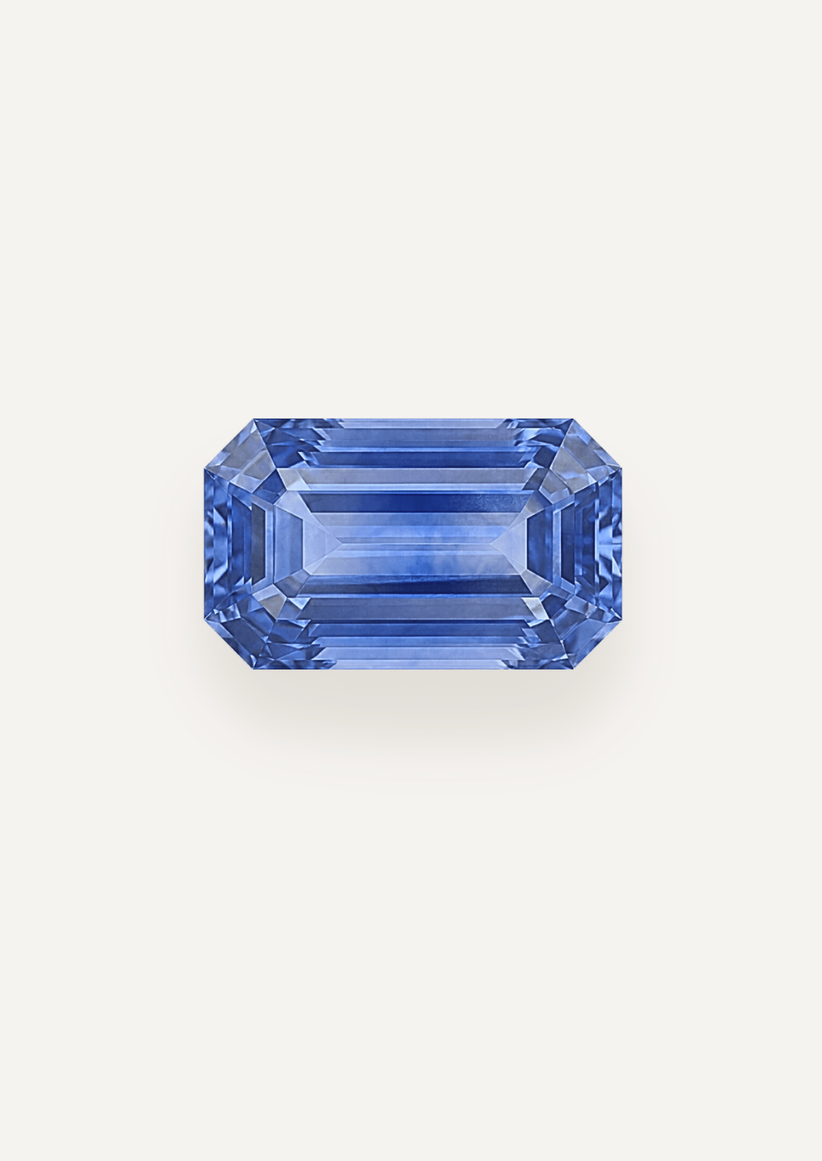 1.14ct Ceylon Blue Emerald Cut Sapphire - Molten Store