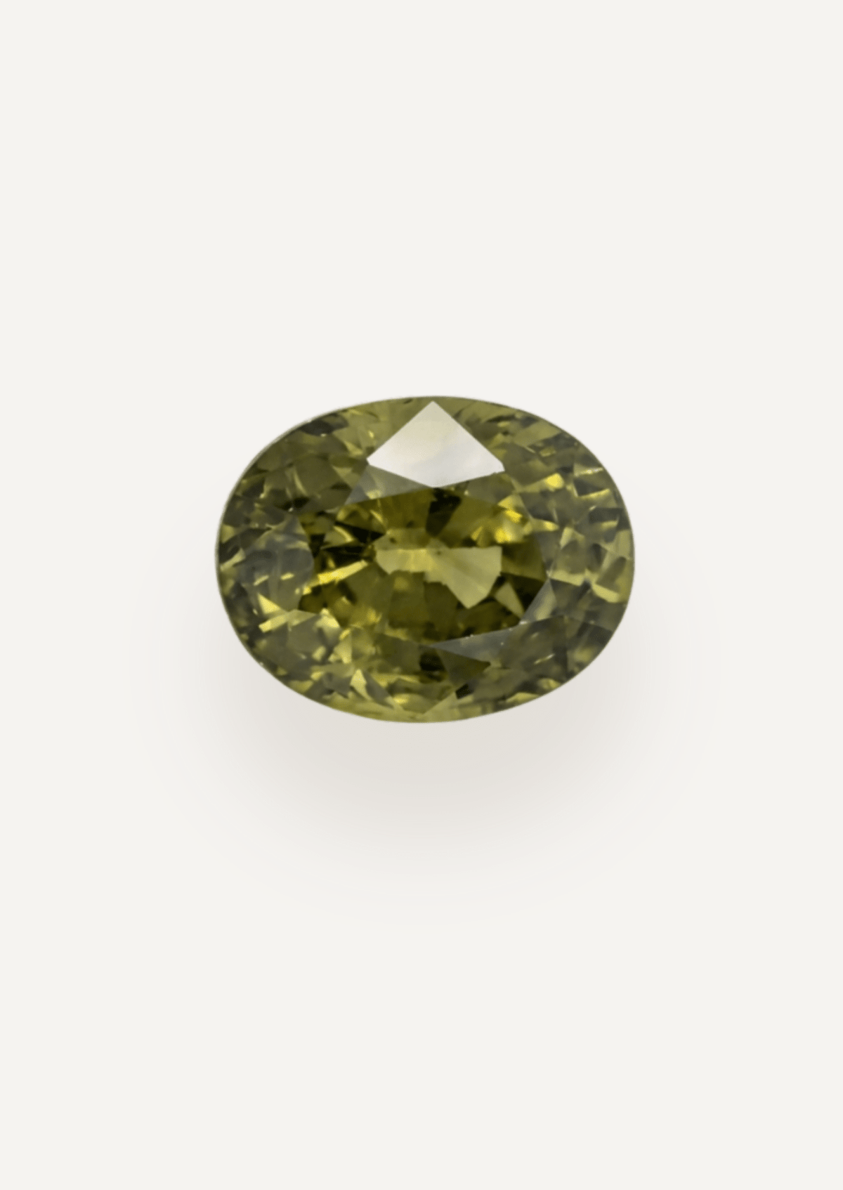 1.16ct Queensland Green Parti Oval Cut Sapphire - Molten Store
