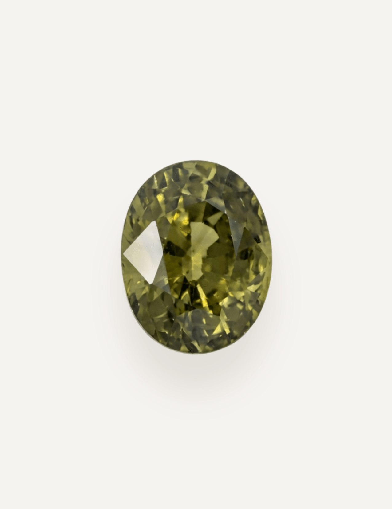 1.16ct Queensland Green Parti Oval Cut Sapphire - Molten Store