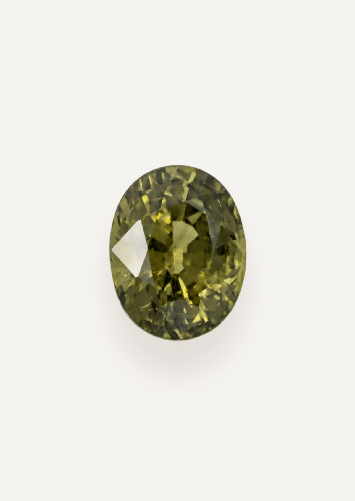 1.16ct Queensland Green Parti Oval Cut Sapphire - Molten Store