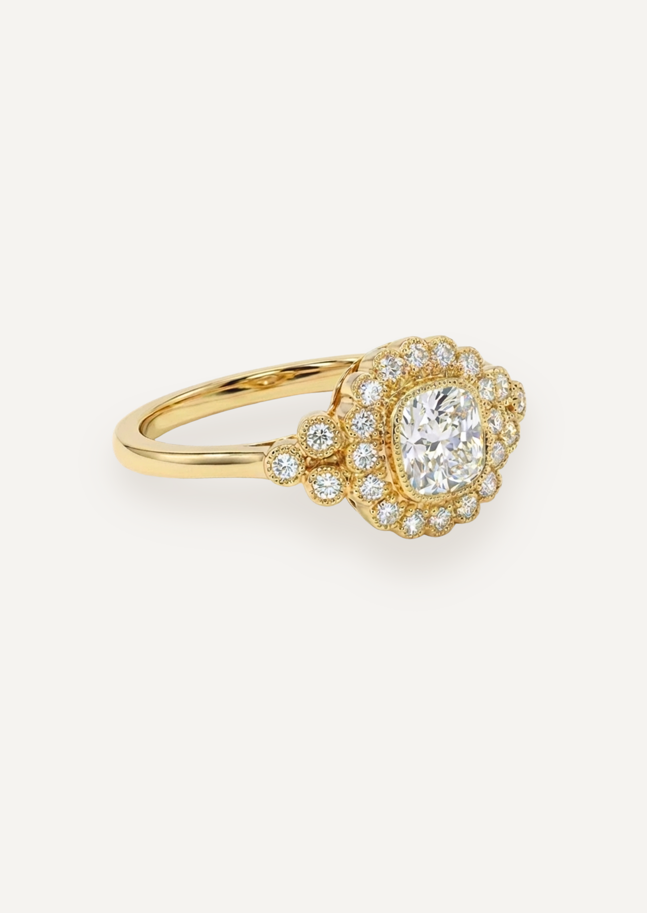 The Cosima Halo Ring