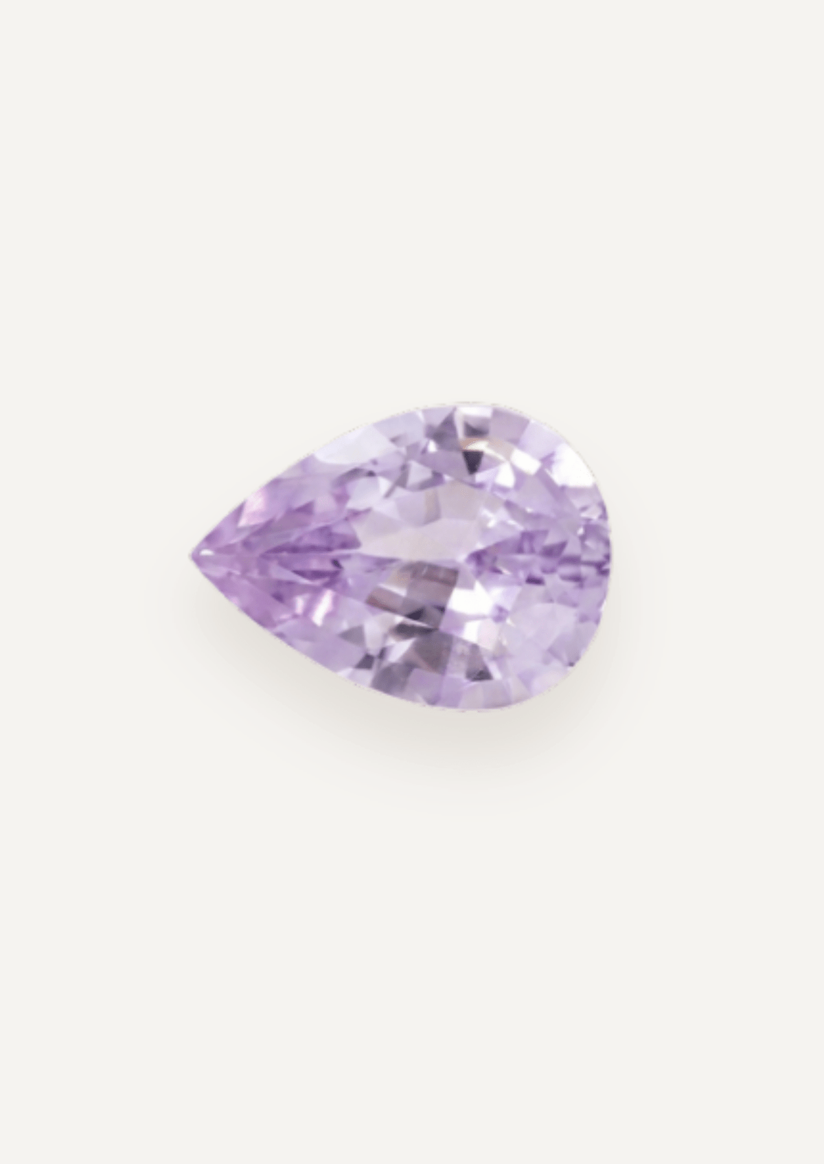 1.17ct Lilac Pear Cut Sapphire - Molten Store