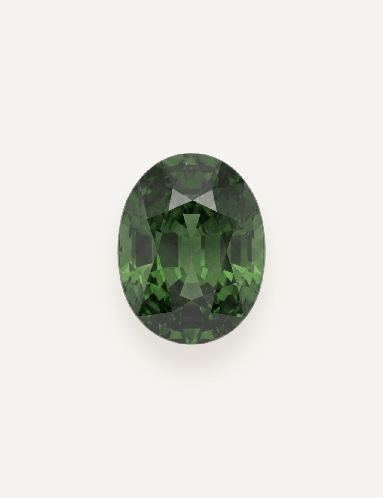 1.17ct Queensland Green Parti Oval Cut Sapphire - Molten Store
