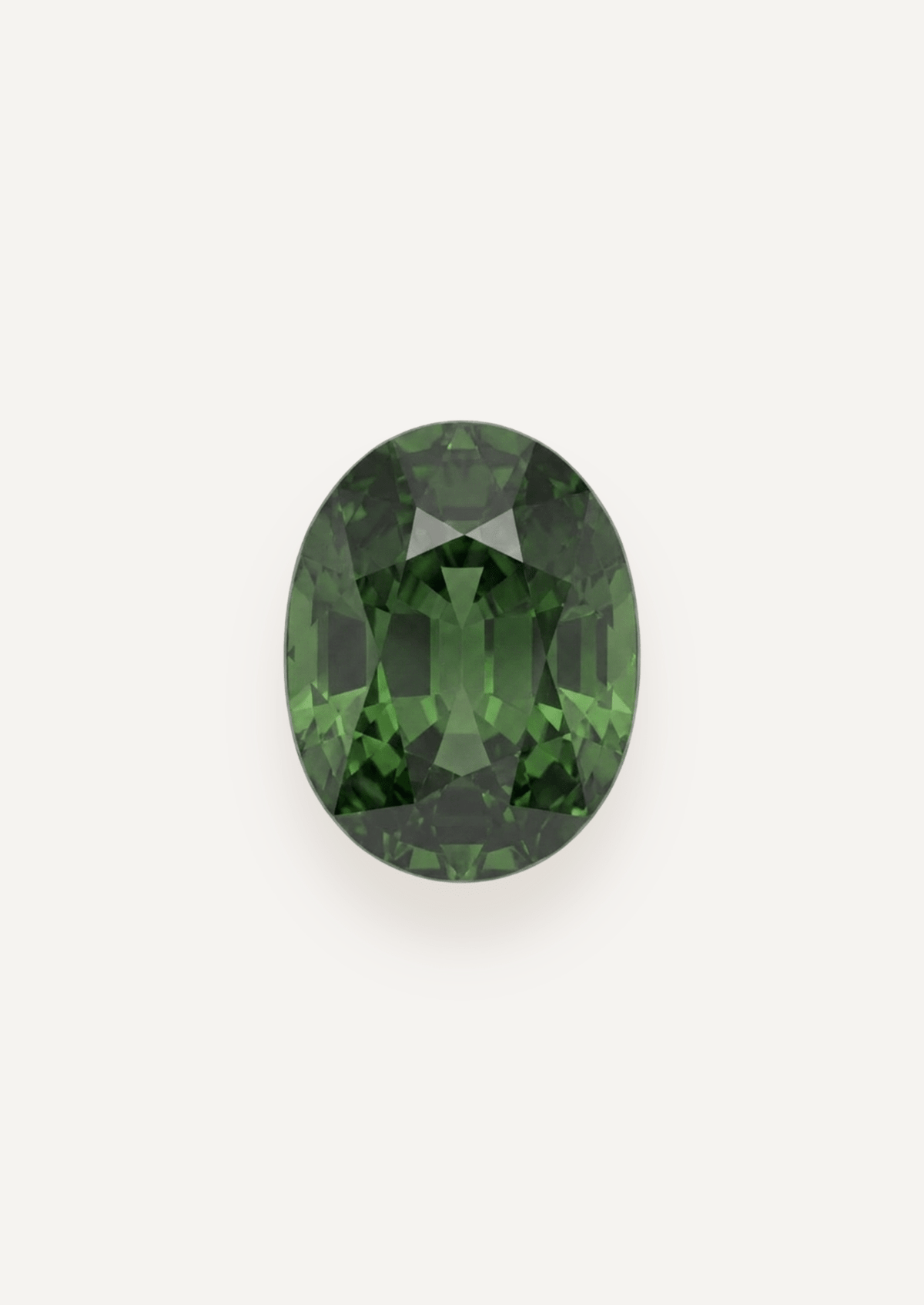 1.17ct Queensland Green Parti Oval Cut Sapphire - Molten Store