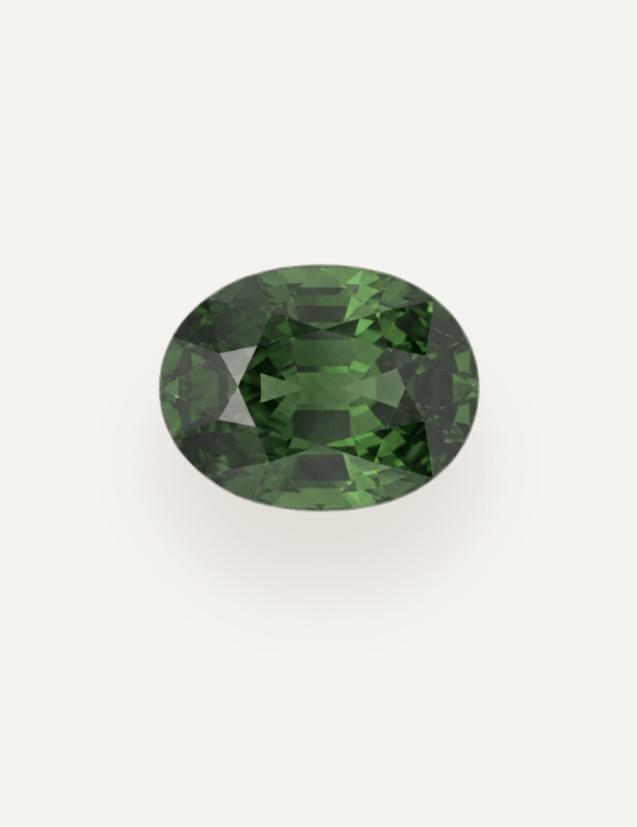 1.17ct Queensland Green Parti Oval Cut Sapphire - Molten Store