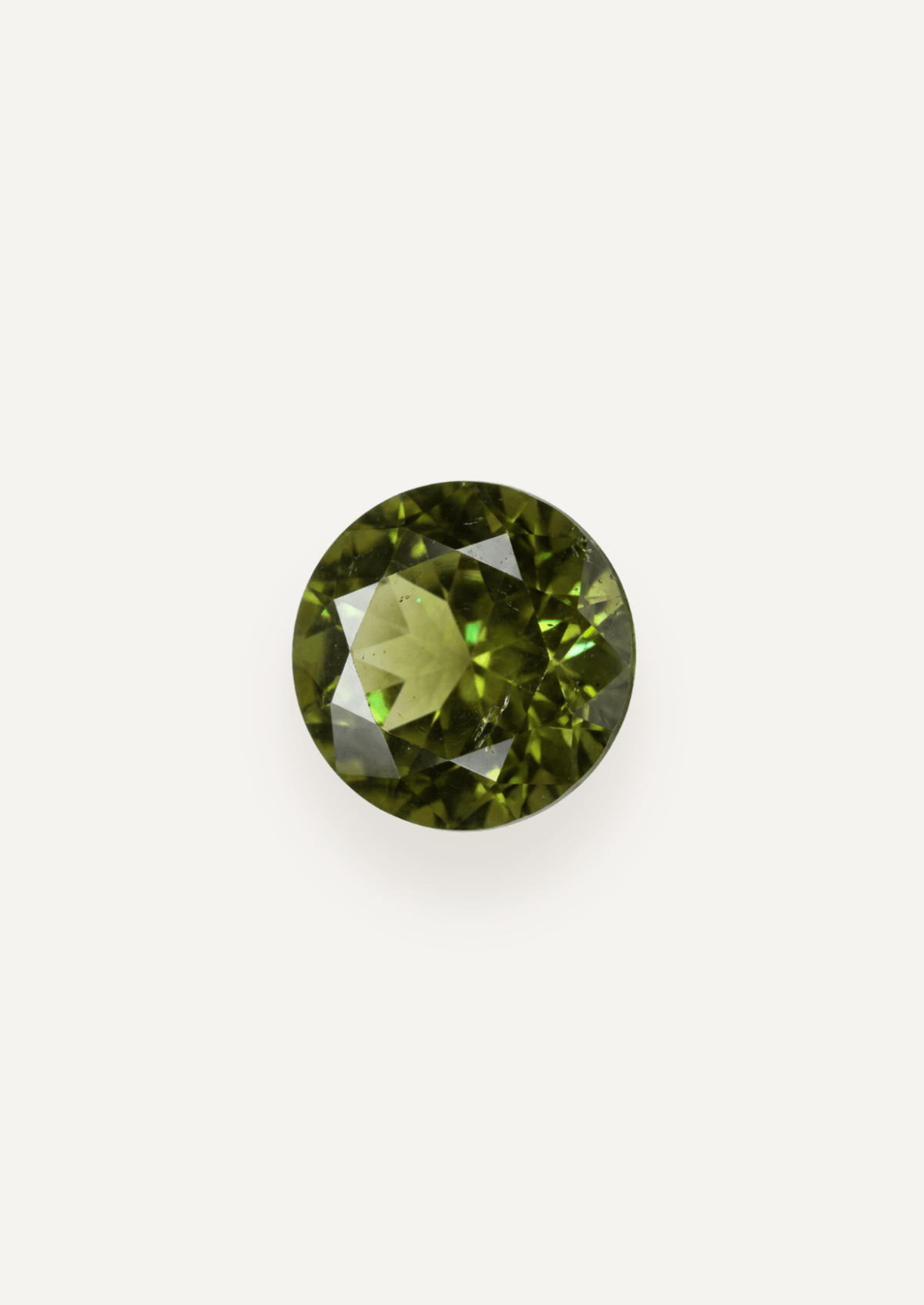 1.17ct Queensland Green Parti Round Brilliant Cut Sapphire - Molten Store