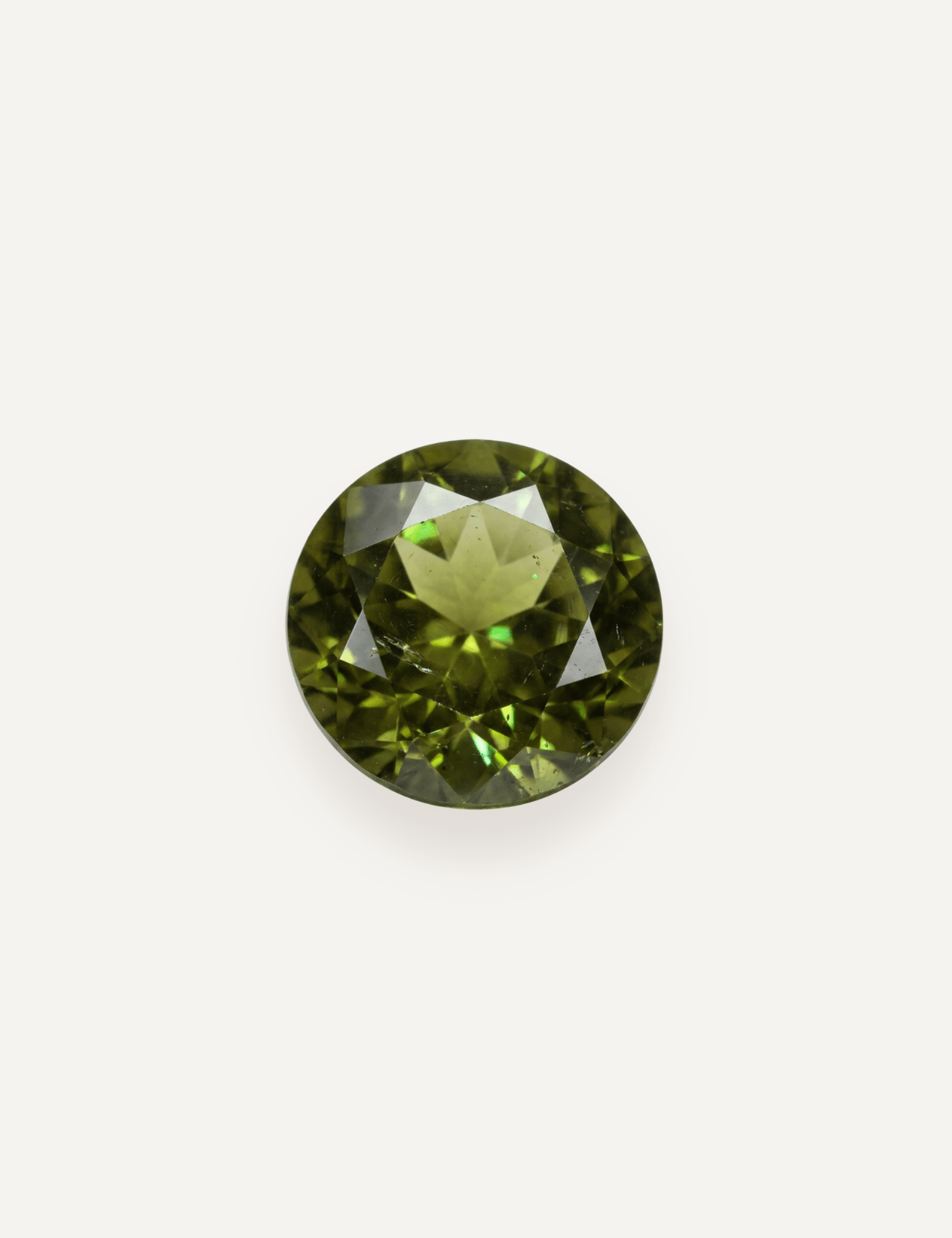 1.17ct Queensland Green Parti Round Brilliant Cut Sapphire - Molten Store
