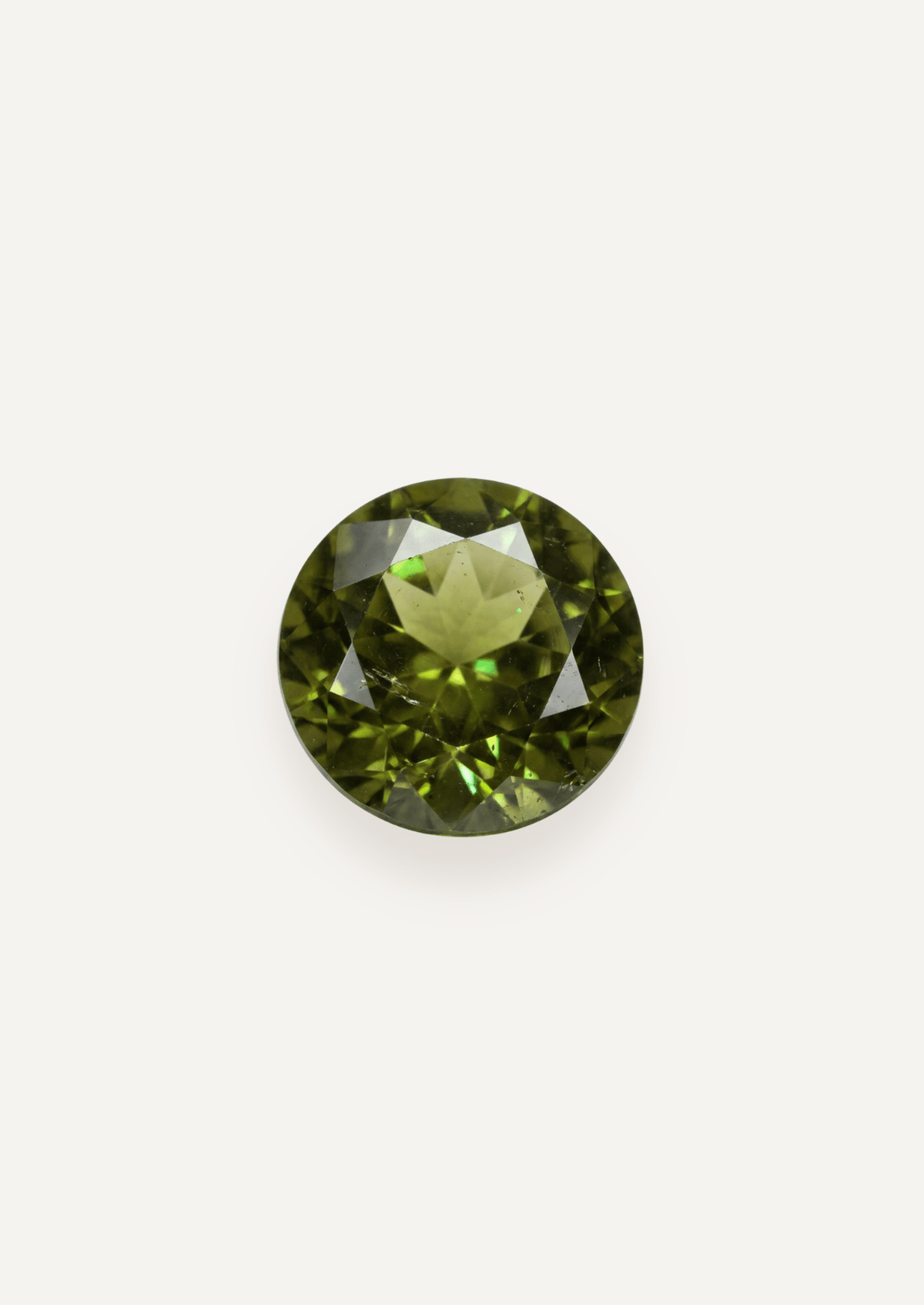 1.17ct Queensland Green Parti Round Brilliant Cut Sapphire - Molten Store