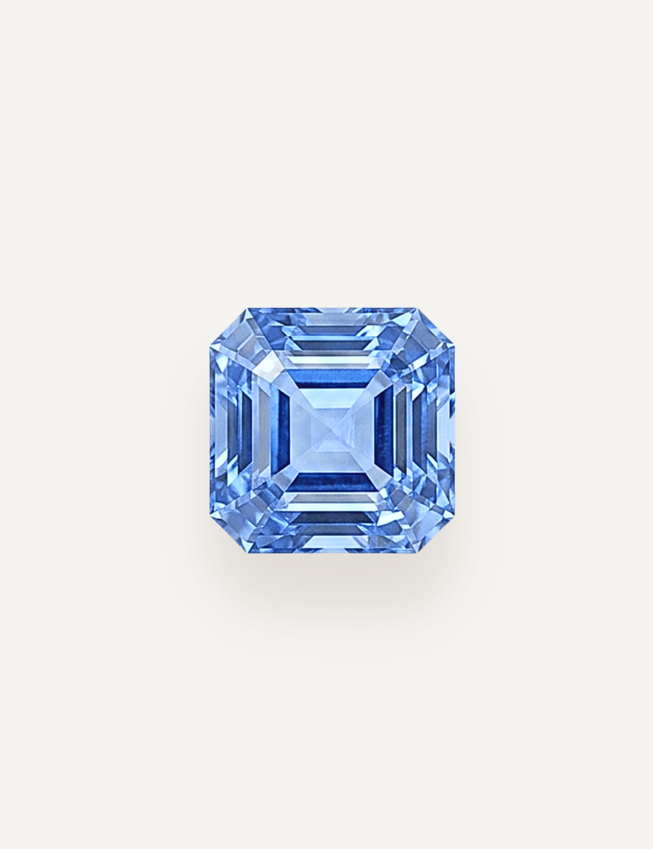1.18ct Ceylon Blue Asscher Cut Sapphire - Molten Store
