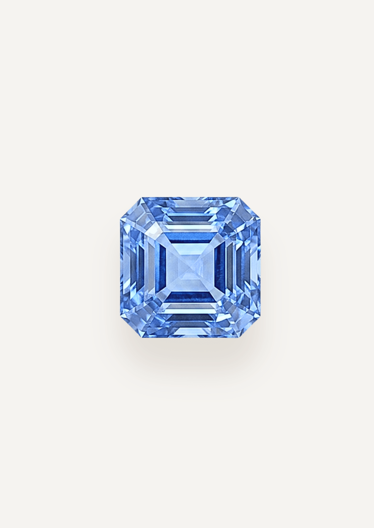 1.18ct Ceylon Blue Asscher Cut Sapphire - Molten Store