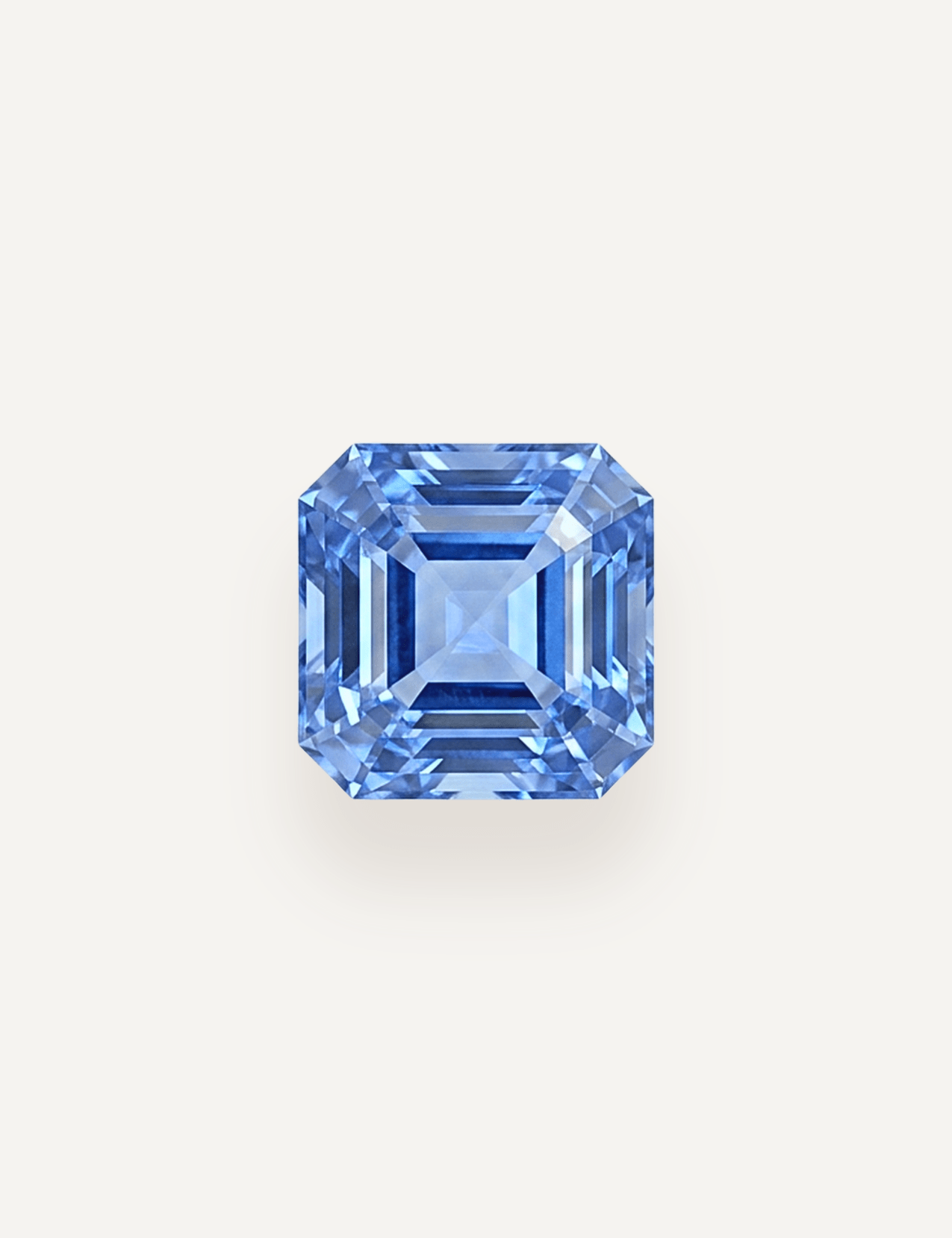 1.18ct Ceylon Blue Asscher Cut Sapphire - Molten Store