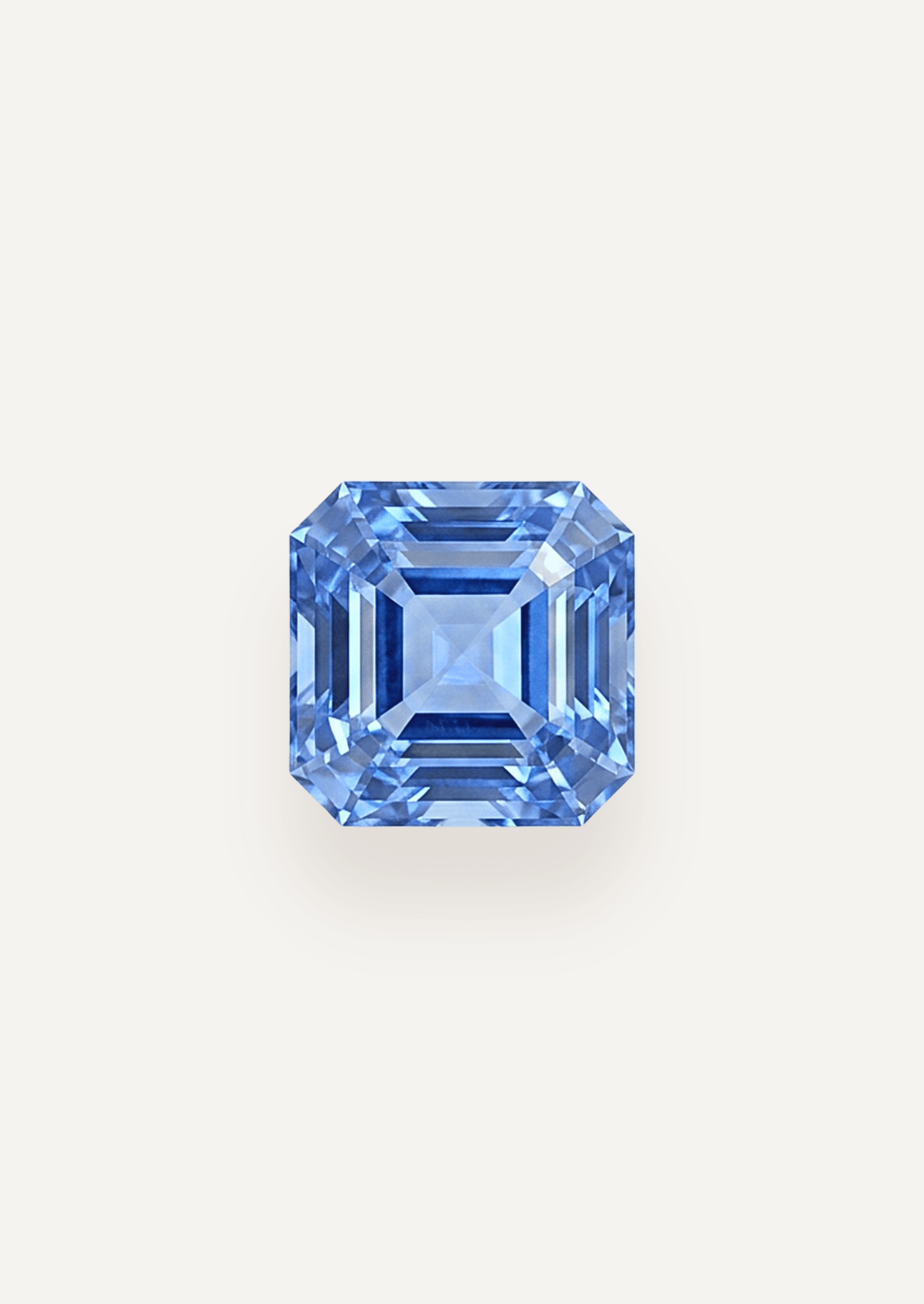 1.18ct Ceylon Blue Asscher Cut Sapphire - Molten Store
