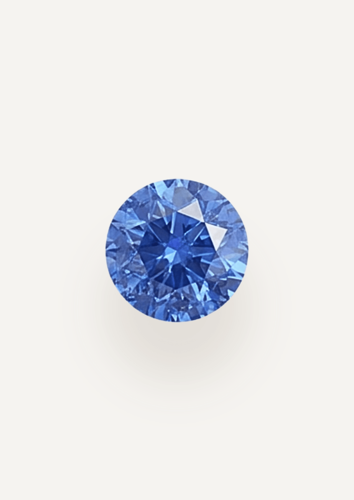 1.19ct Ceylon Blue Round Brilliant Cut Sapphire - Molten Store