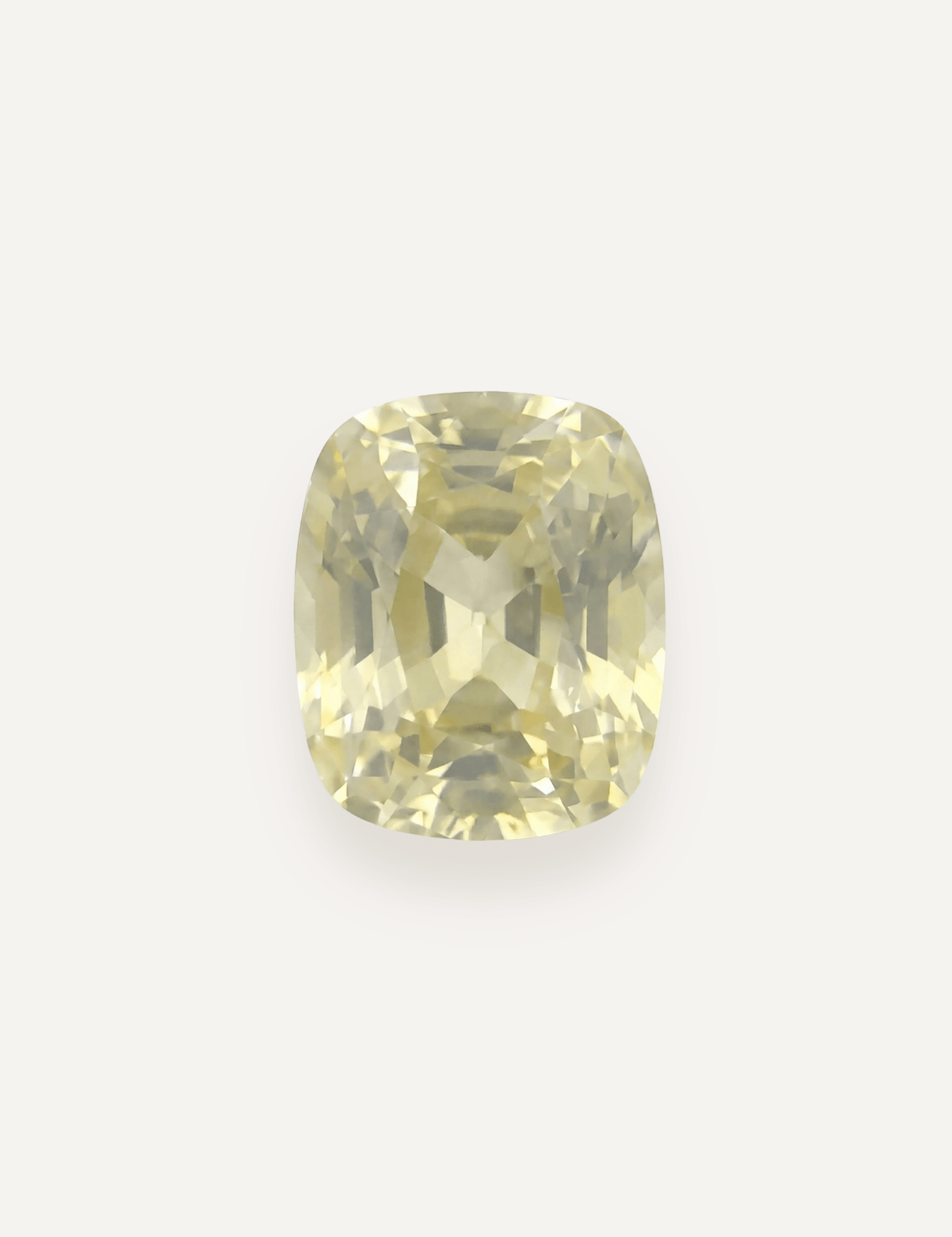 1.19ct Cushion Cut Yellow Sapphire - Molten Store