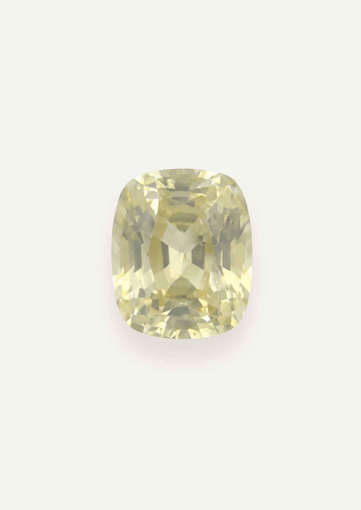 1.19ct Cushion Cut Yellow Sapphire - Molten Store