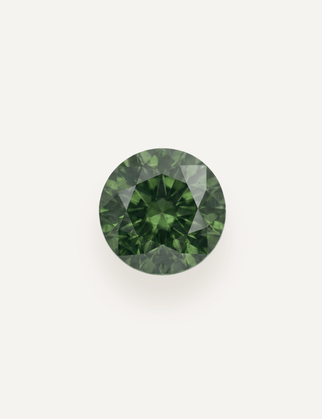 1.19ct Queensland Green Parti Round Cut Sapphire - Molten Store