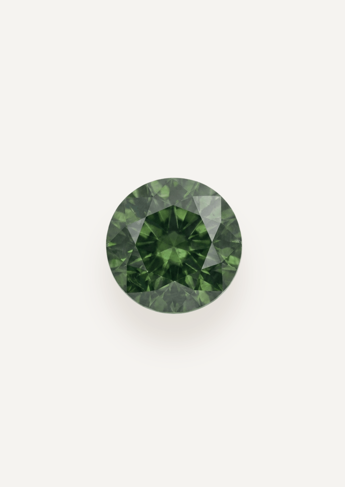 1.19ct Queensland Green Parti Round Cut Sapphire - Molten Store