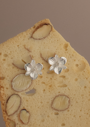 The Orchid Sterling Silver Stud Earrings