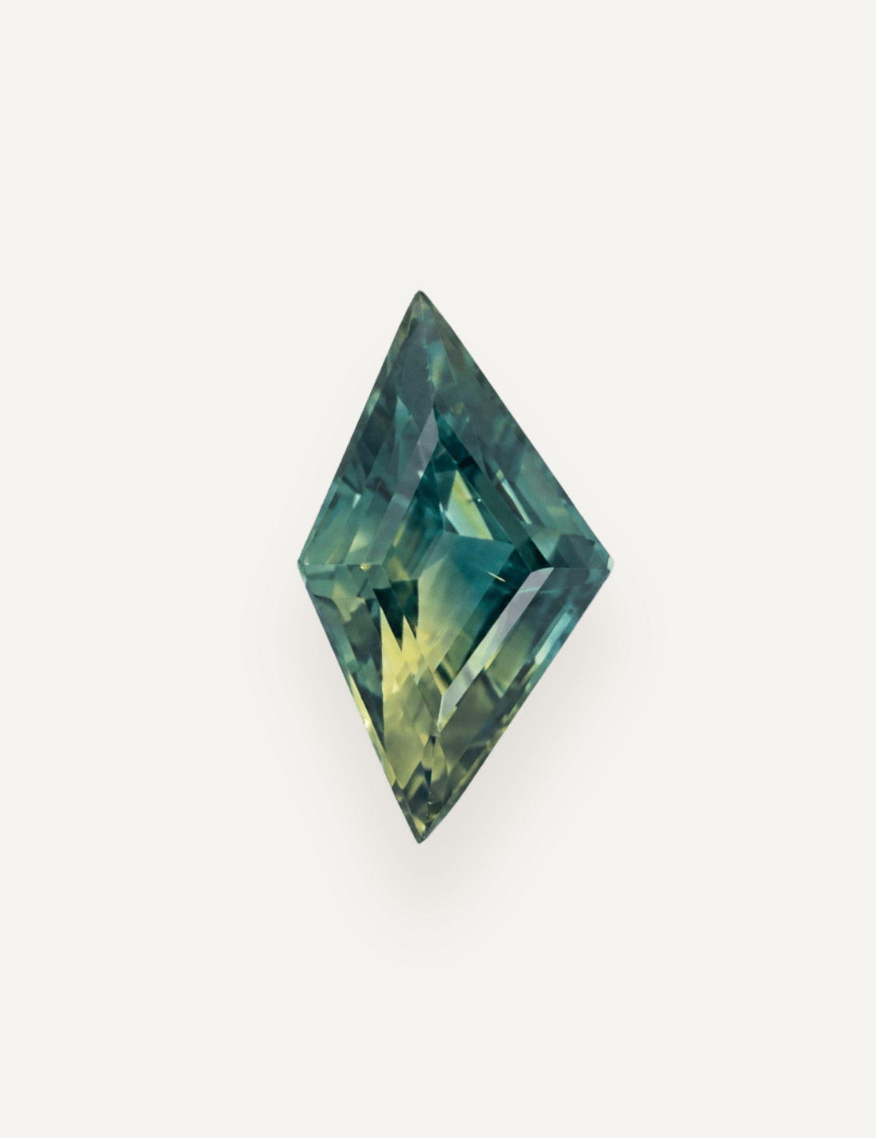 1.20ct Queensland Green Parti Kite Cut Sapphire - Molten Store