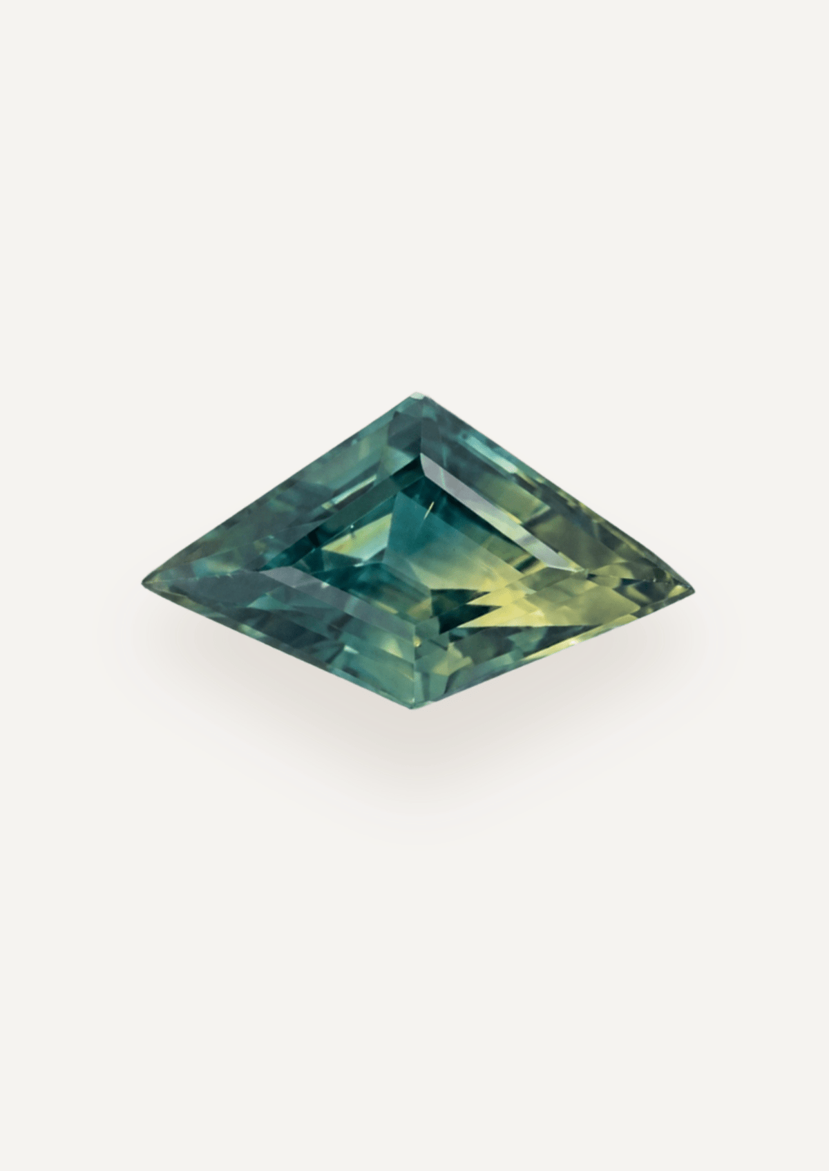 1.20ct Queensland Green Parti Kite Cut Sapphire - Molten Store