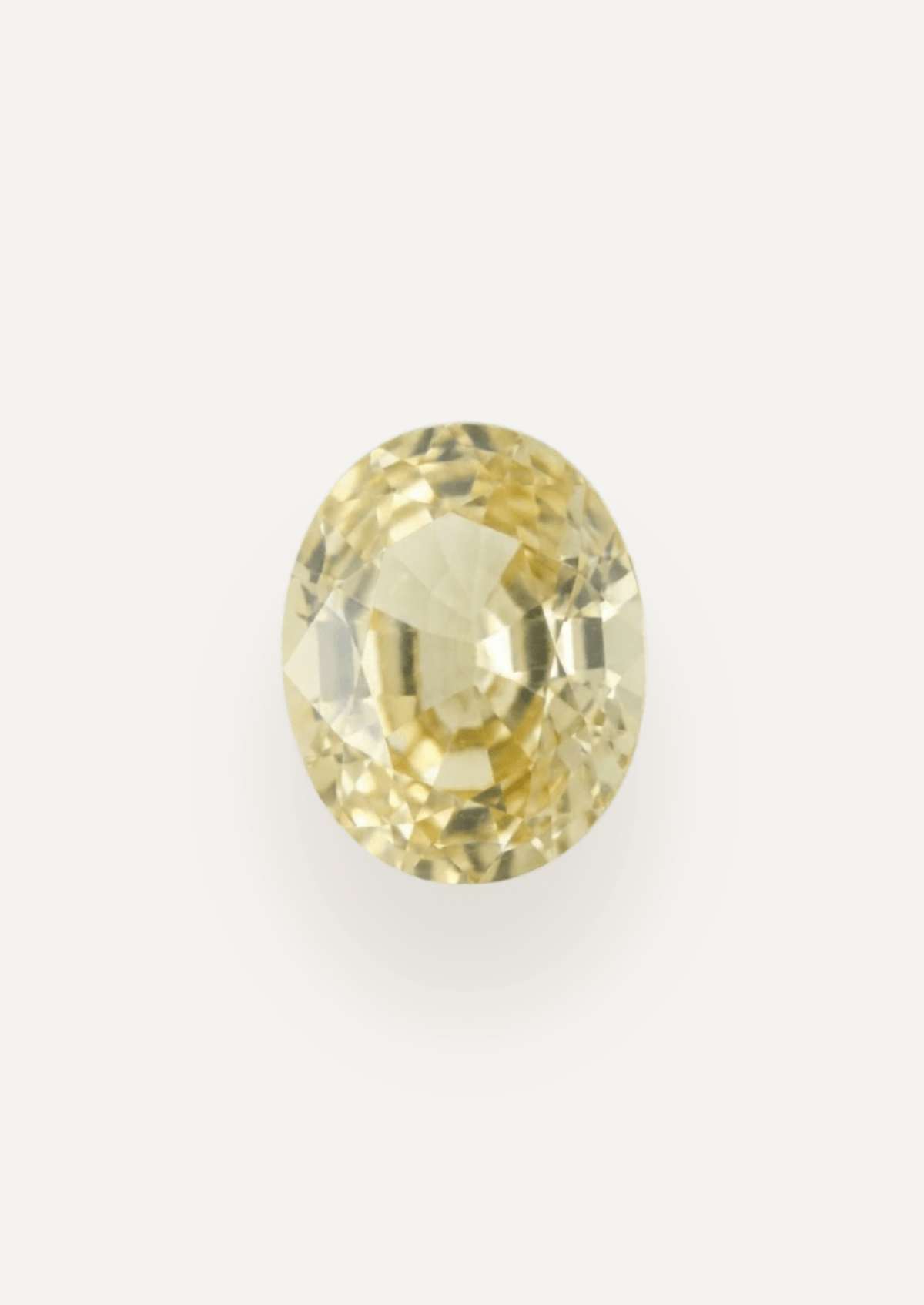 1.20ct Yellow Oval Cut Sapphire - Molten Store