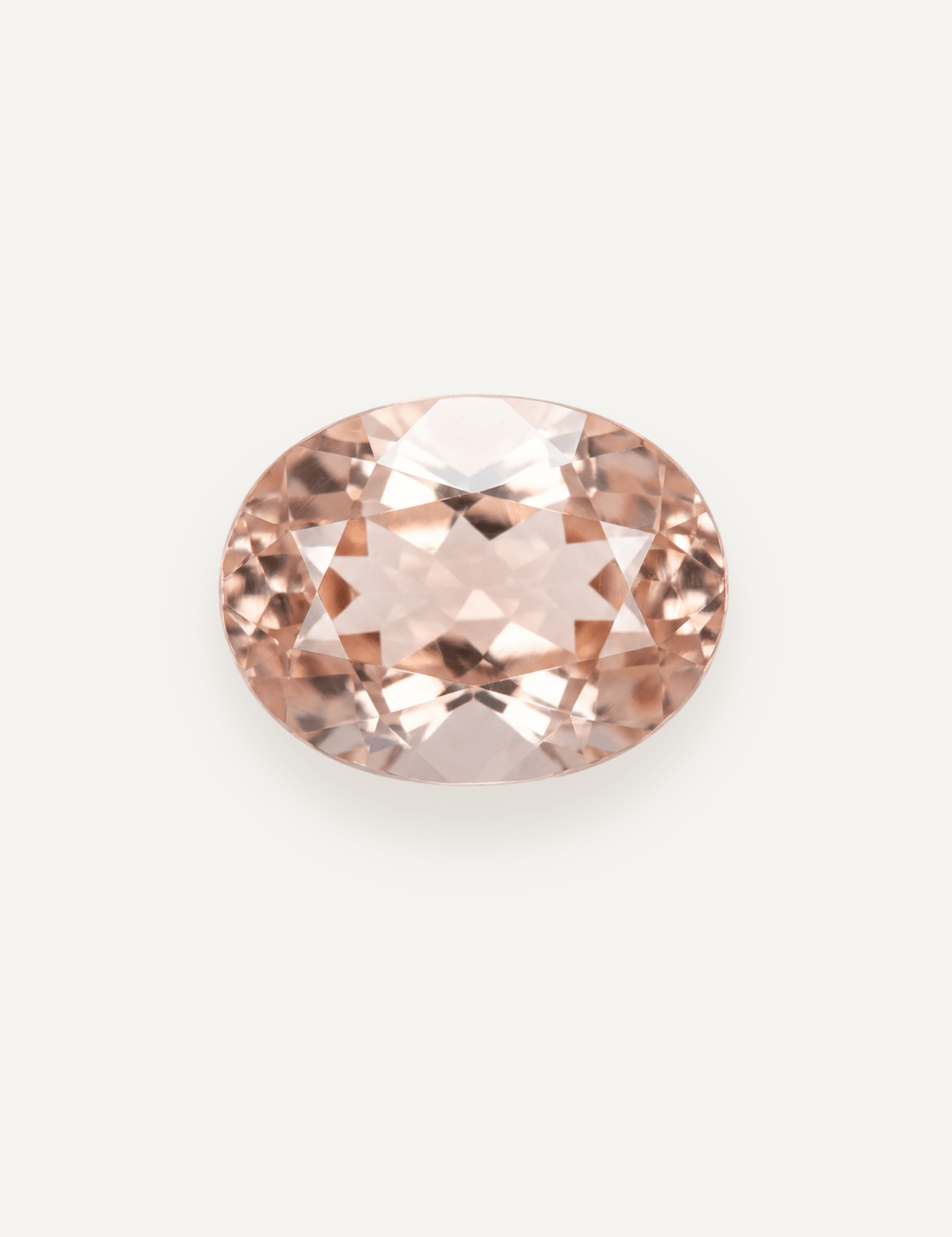 1.21ct Peach Oval Cut Morganite - Molten Store