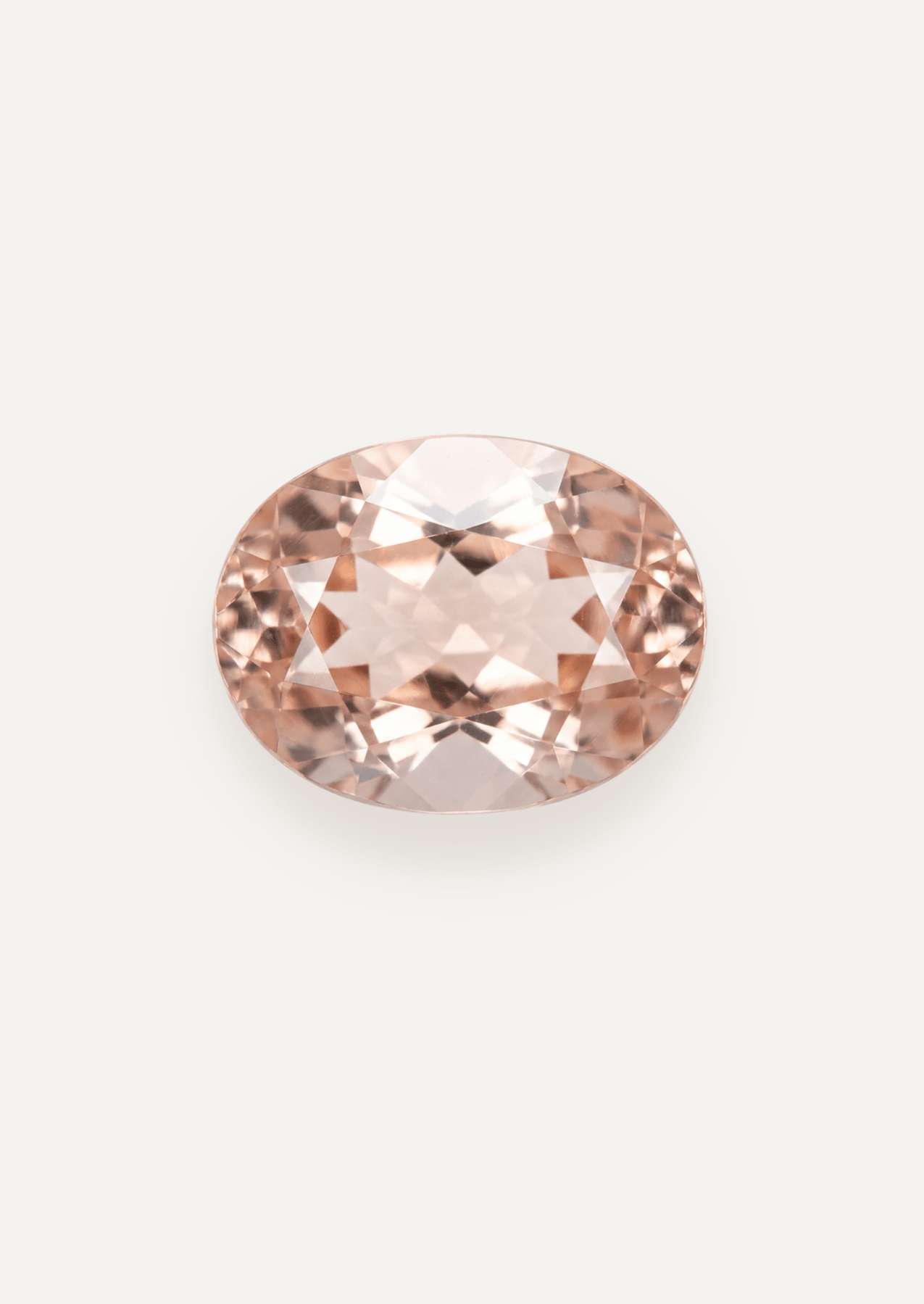 1.21ct Peach Oval Cut Morganite - Molten Store