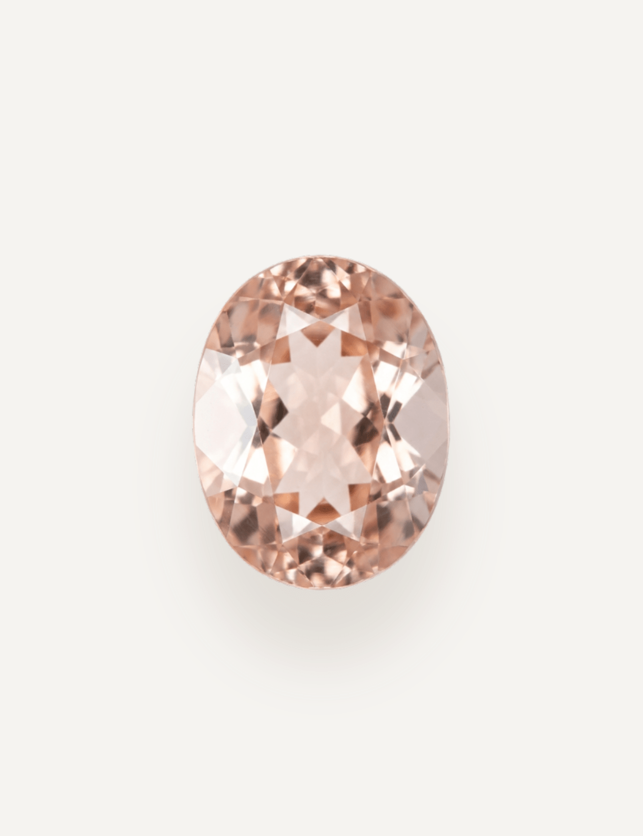 1.21ct Peach Oval Cut Morganite - Molten Store