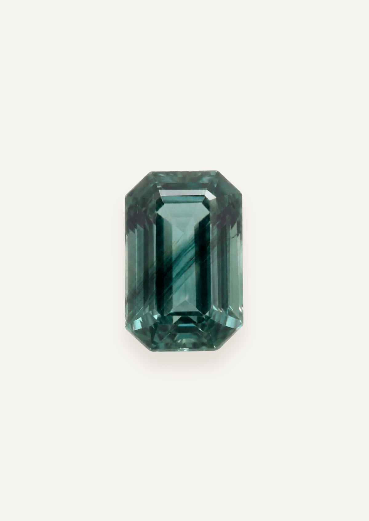 1.21ct Queensland Green Blue Parti Emerald Cut Sapphire - Molten Store