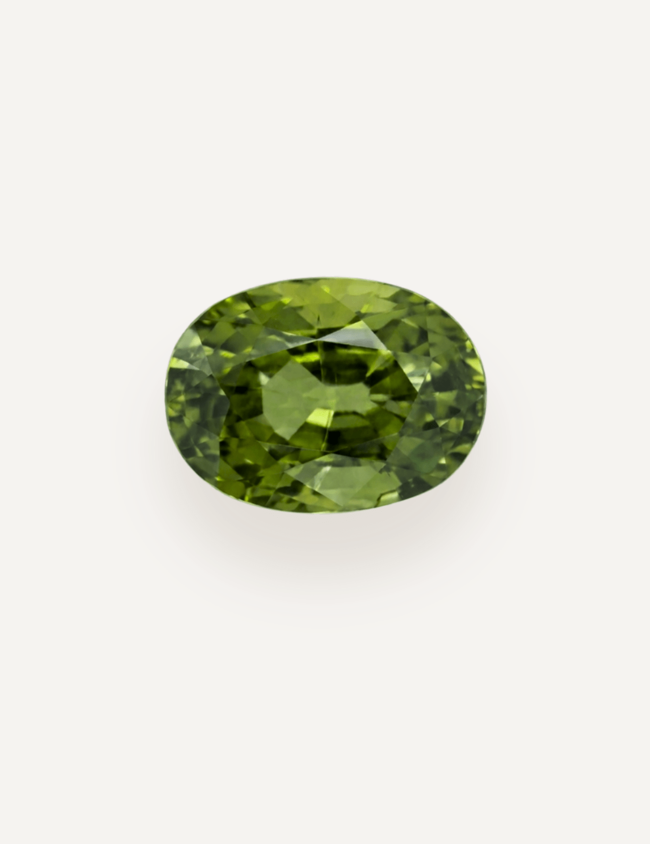 1.21ct Queensland Green Parti Oval Cut Sapphire - Molten Store