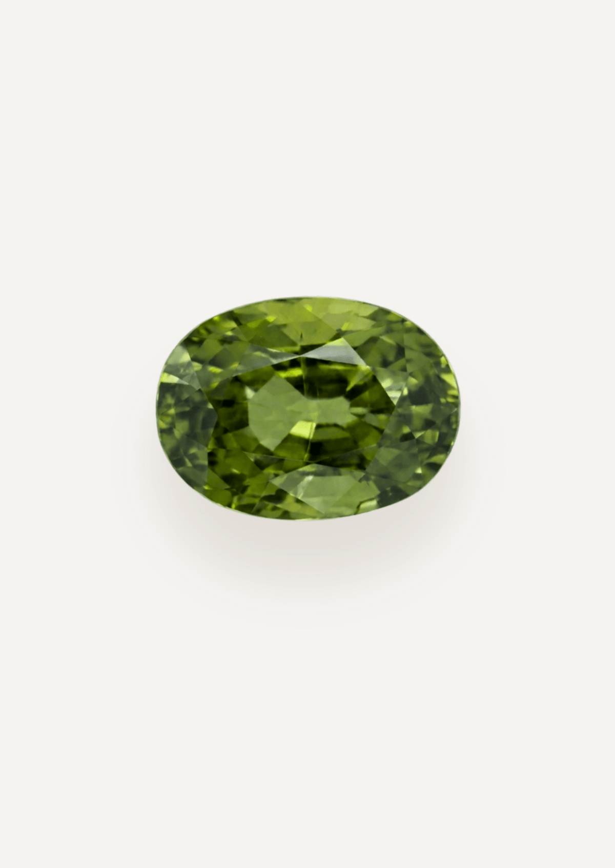 1.21ct Queensland Green Parti Oval Cut Sapphire - Molten Store