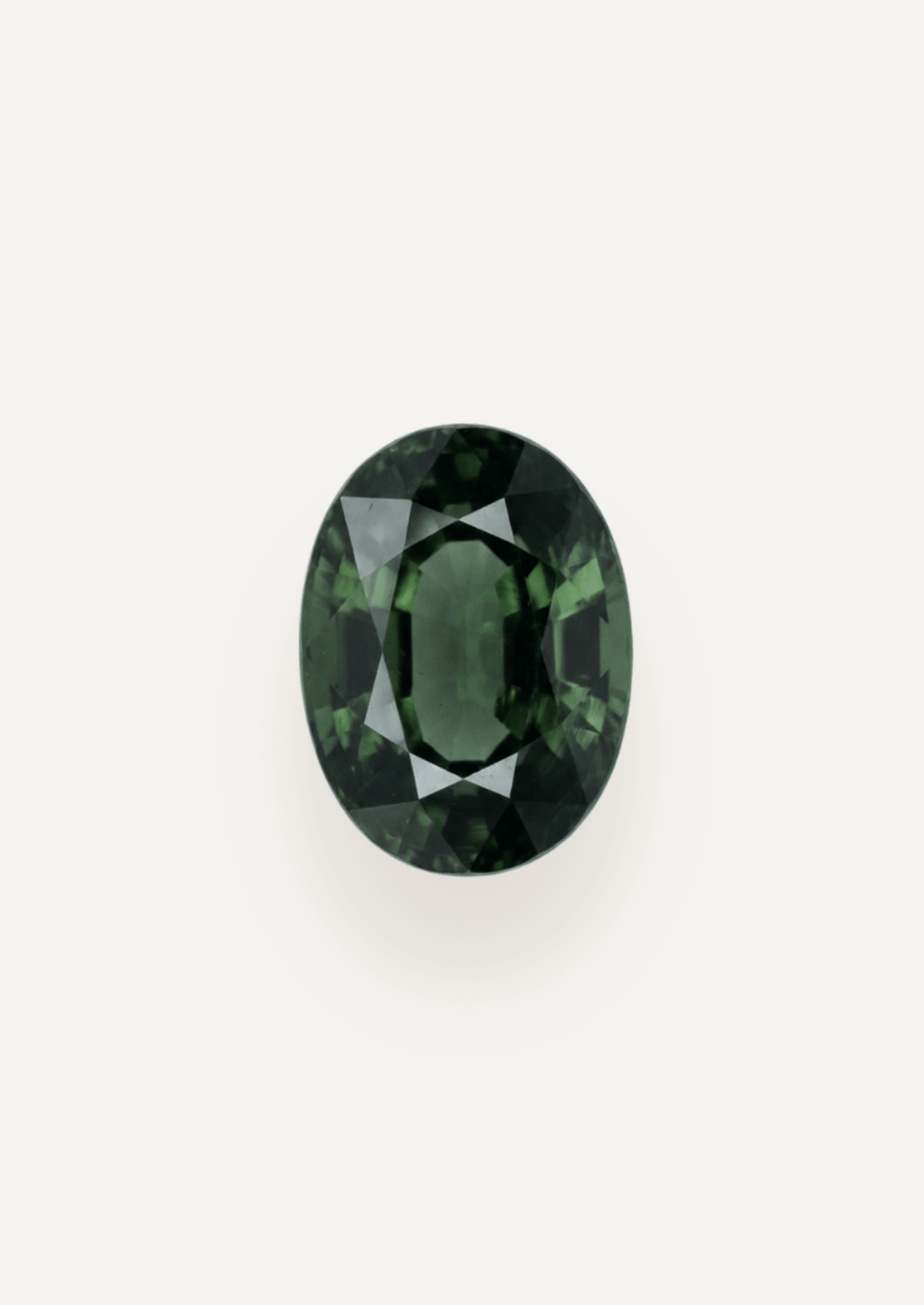 1.21ct Queensland Green Parti Oval Cut Sapphire - Molten Store