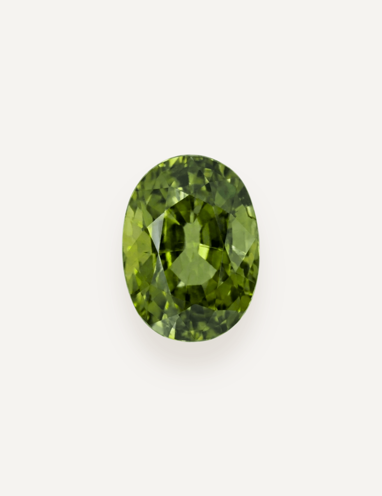 1.21ct Queensland Green Parti Oval Cut Sapphire - Molten Store