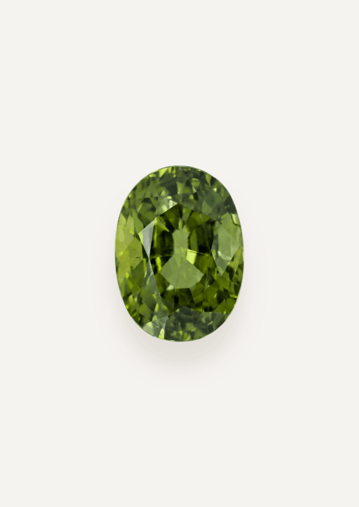 1.21ct Queensland Green Parti Oval Cut Sapphire - Molten Store