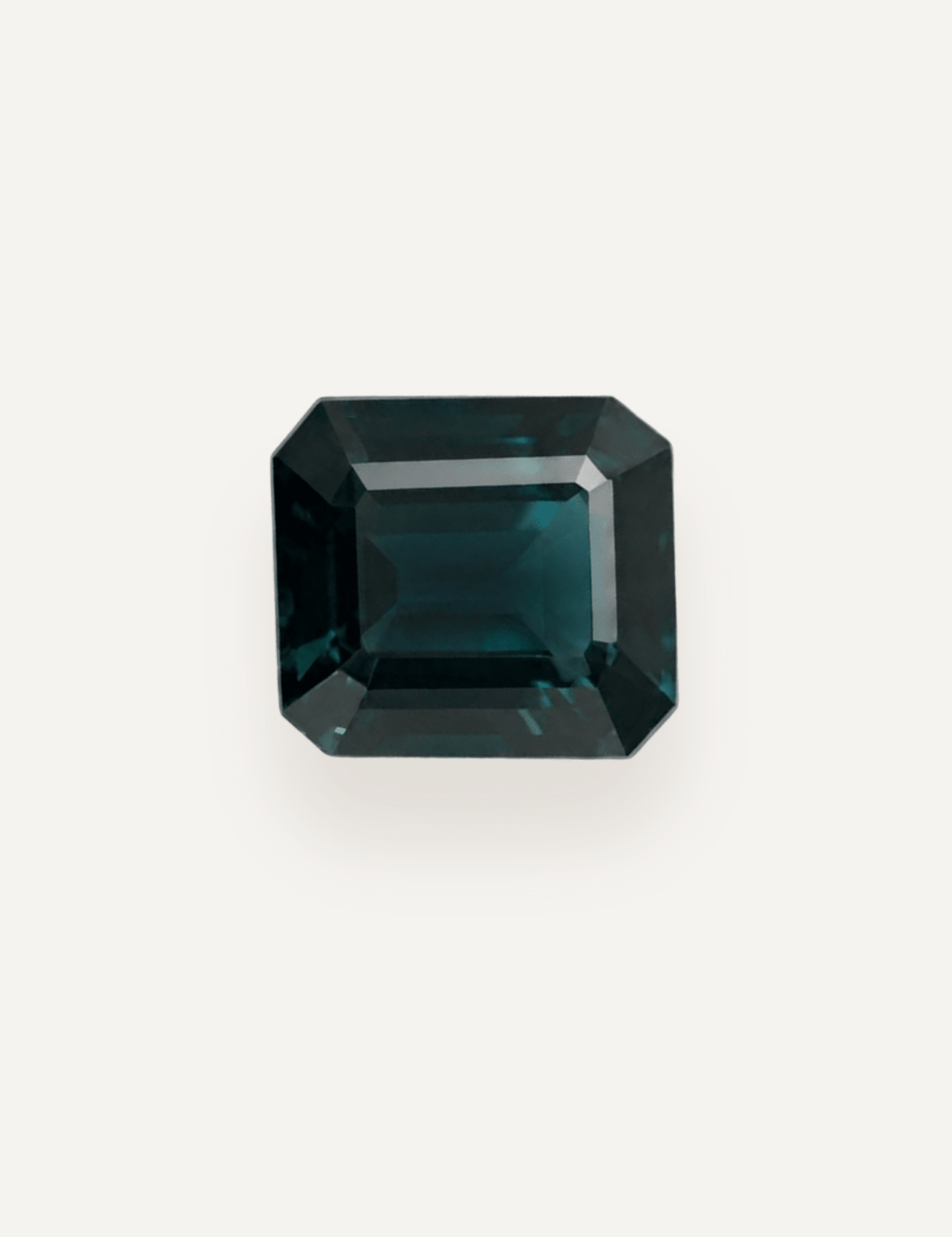 1.22ct Queensland Green Parti Emerald Cut Sapphire - Molten Store