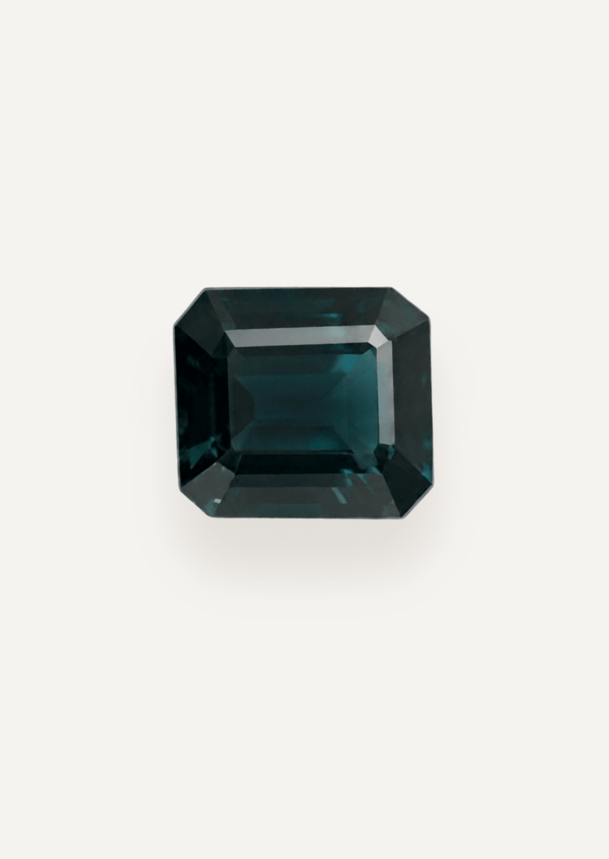 1.22ct Queensland Green Parti Emerald Cut Sapphire - Molten Store