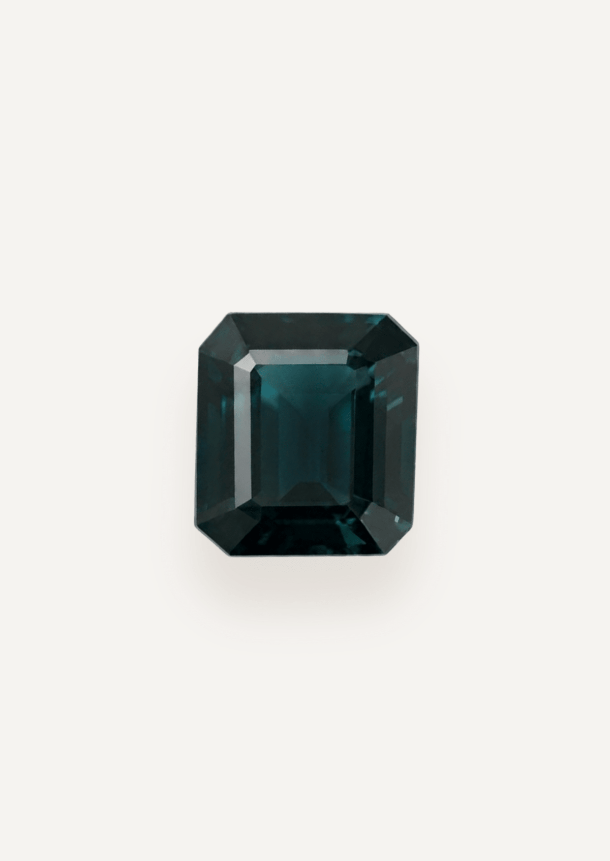 1.22ct Queensland Green Parti Emerald Cut Sapphire - Molten Store
