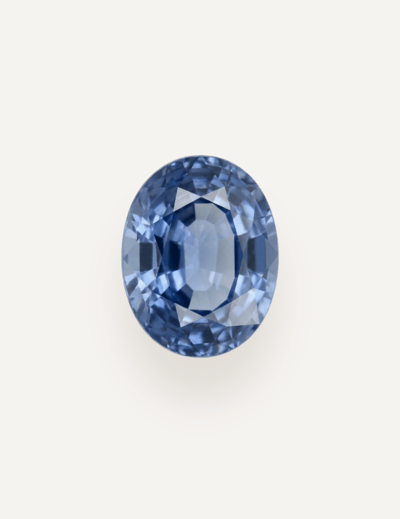 1.23ct Ceylon Blue Oval Cut Sapphire - Molten Store