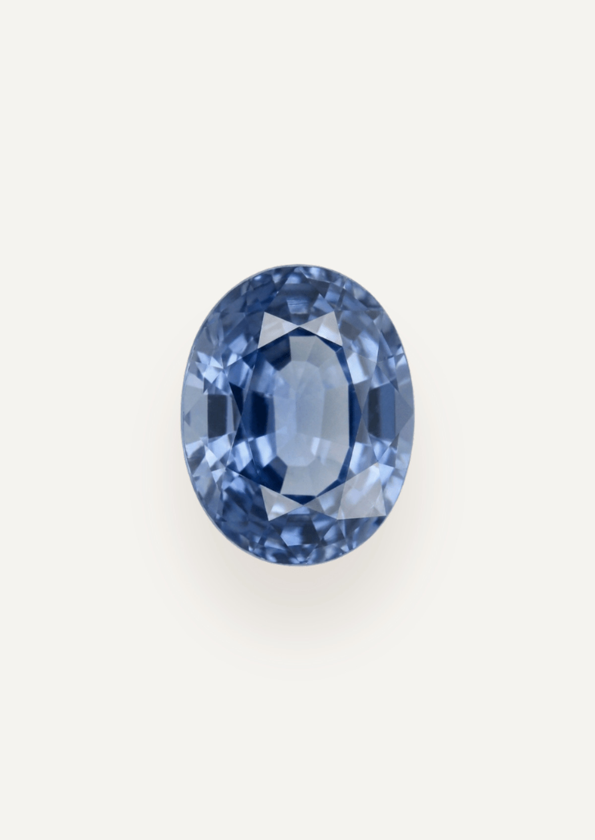 1.23ct Ceylon Blue Oval Cut Sapphire - Molten Store