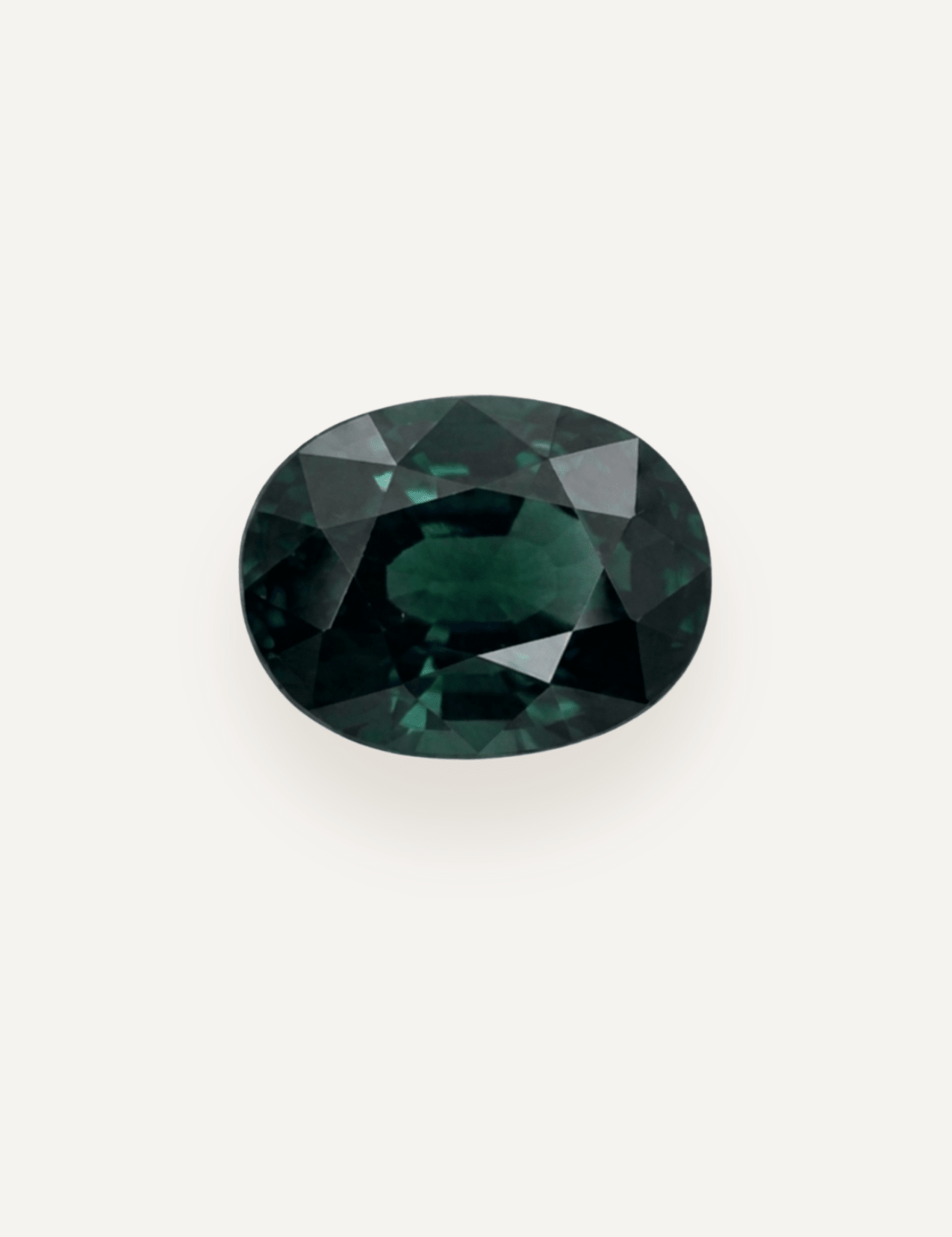 1.23ct Queensland Green Parti Oval Cut Sapphire - Molten Store