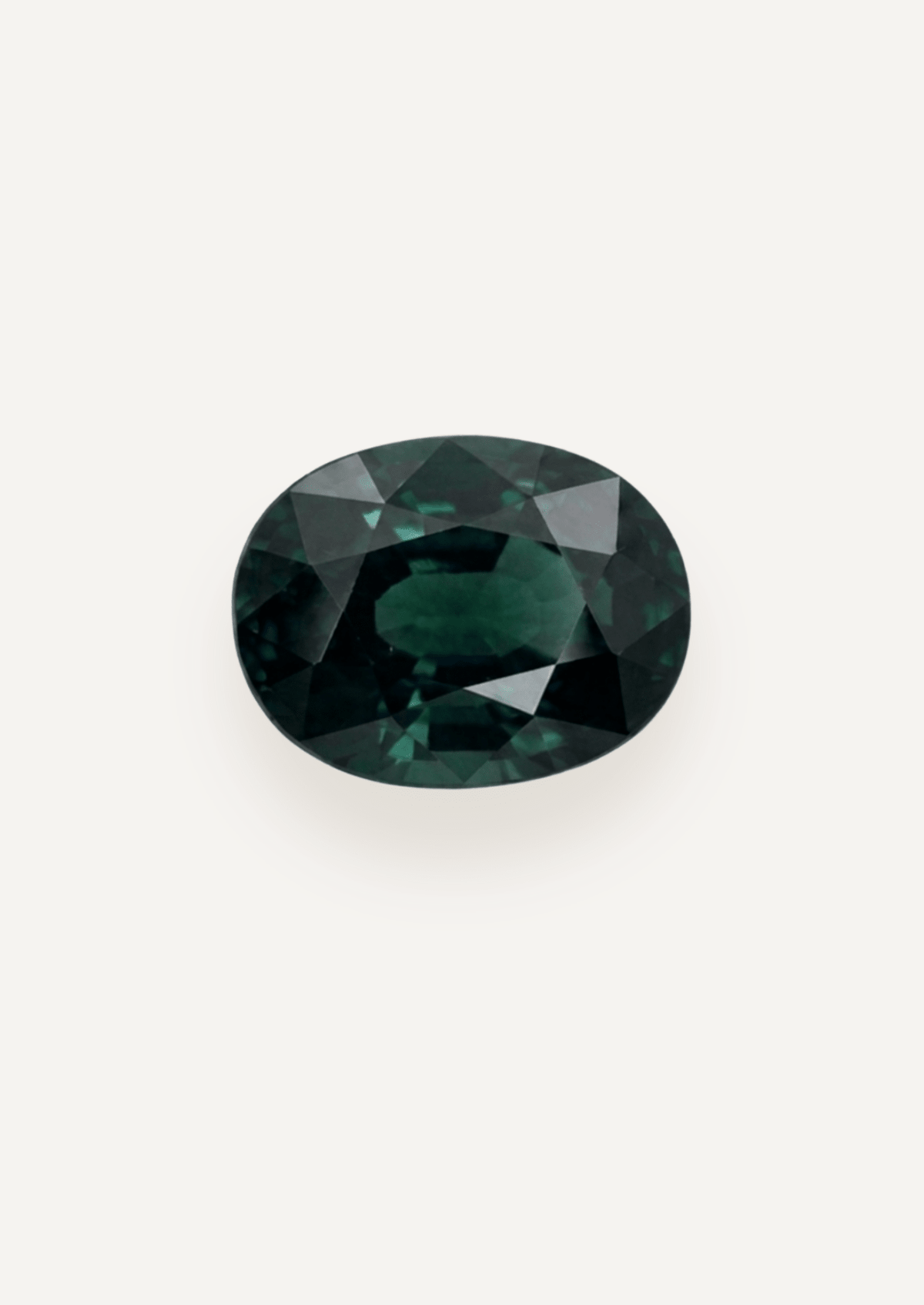 1.23ct Queensland Green Parti Oval Cut Sapphire - Molten Store
