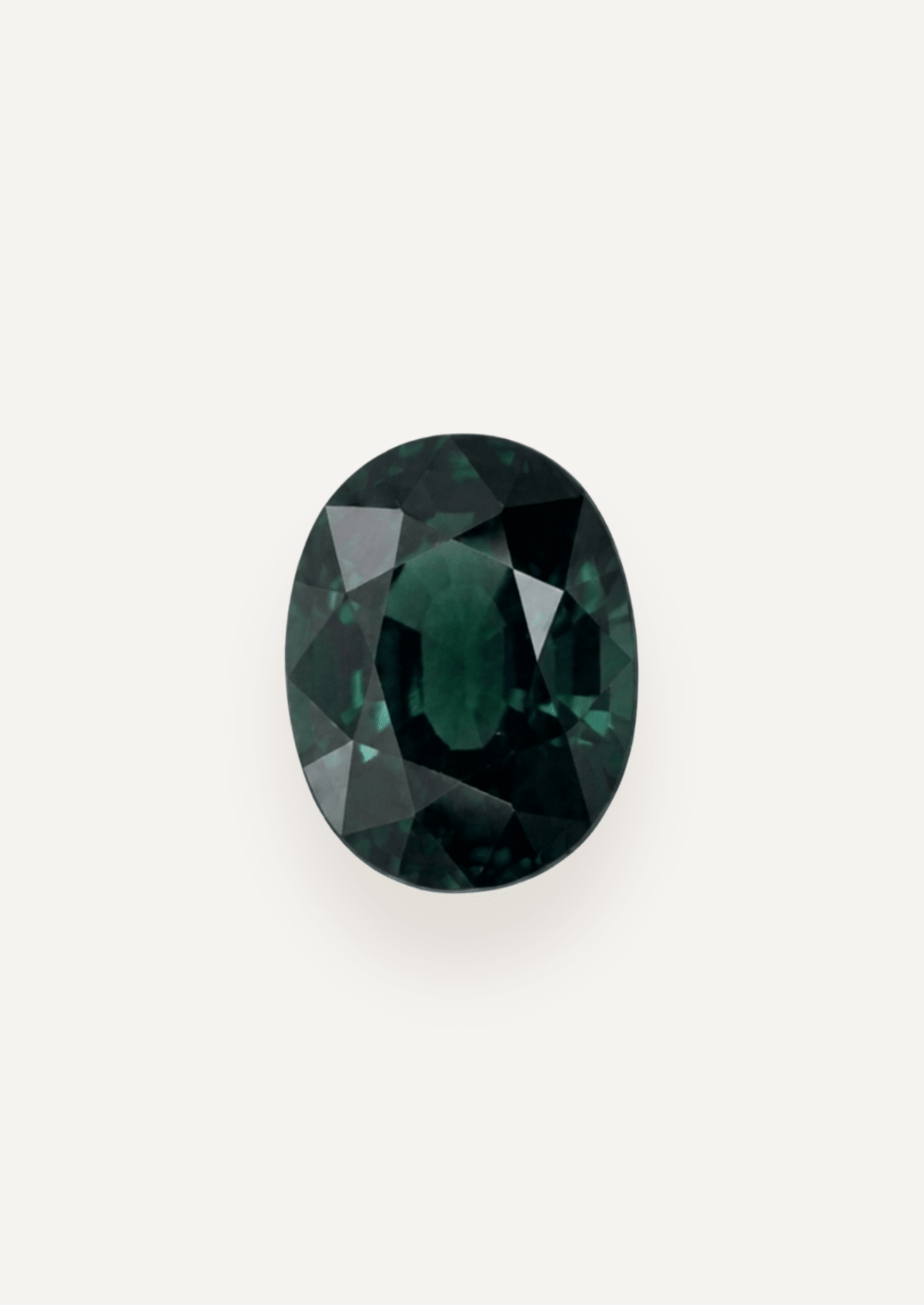 1.23ct Queensland Green Parti Oval Cut Sapphire - Molten Store