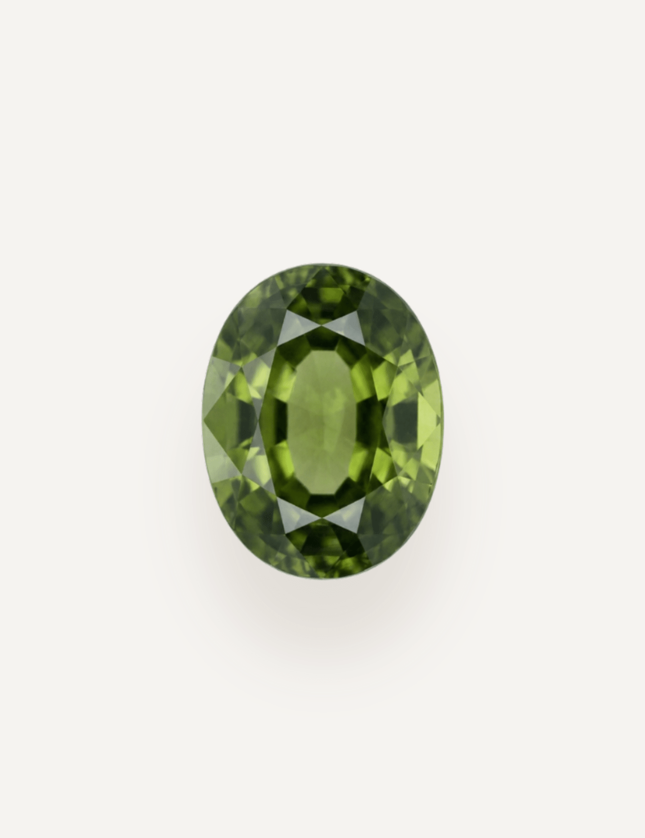 1.24ct Queensland Green Parti Oval Cut Sapphire - Molten Store
