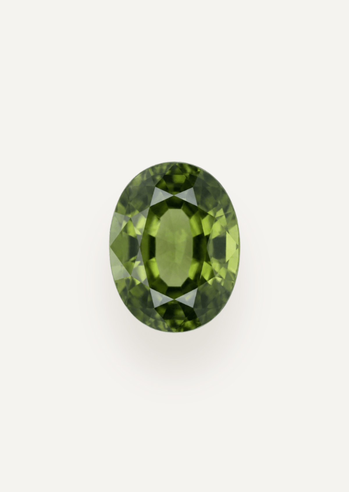 1.24ct Queensland Green Parti Oval Cut Sapphire - Molten Store