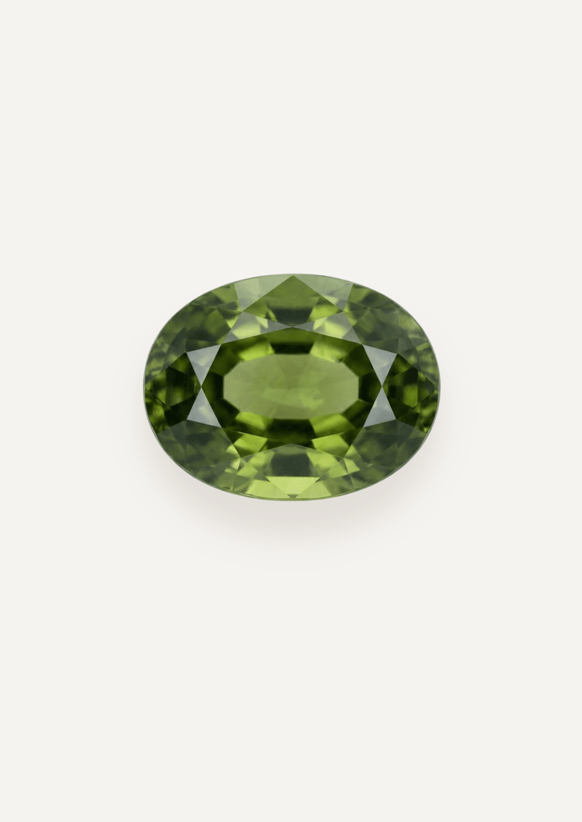 1.24ct Queensland Green Parti Oval Cut Sapphire - Molten Store