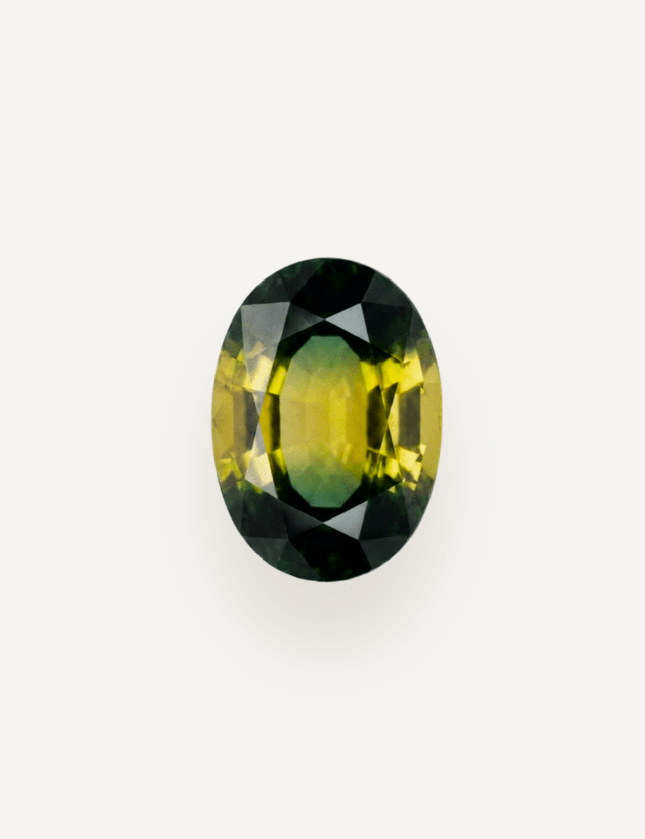 1.25ct Queensland Green Parti Oval Cut Sapphire - Molten Store